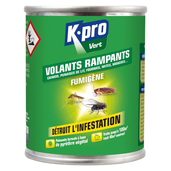 Fumigène contre les insectes volants et rampants - 50g