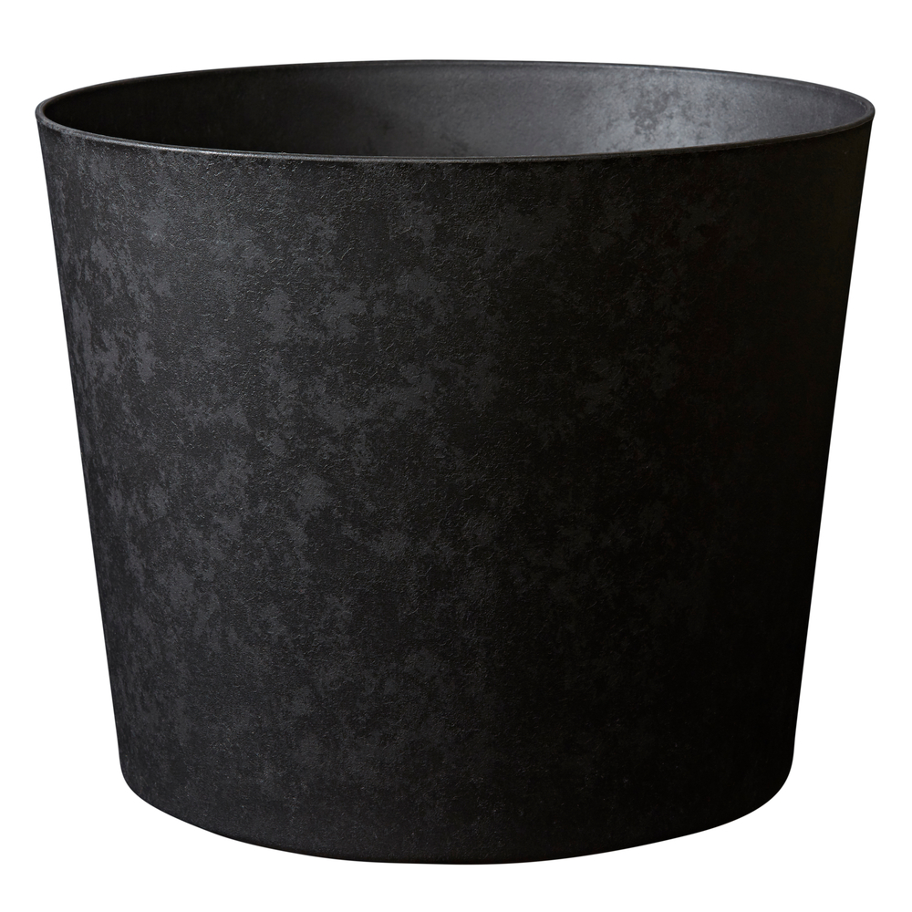 Pot conique Element, coloris graphite - D.25cm