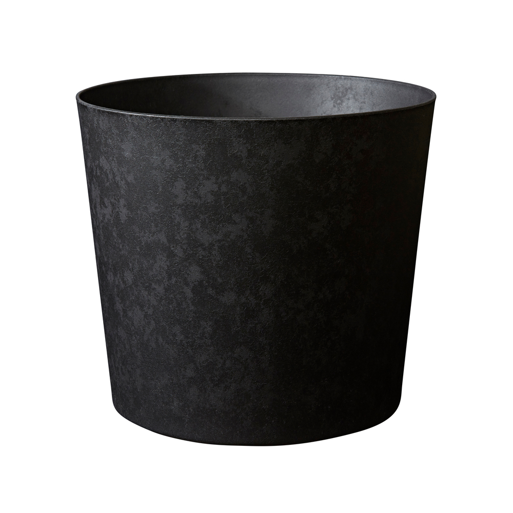 Pot conique Elément graphite 50 - D.49,3xH.42cm - 62,2L