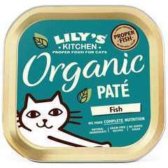 Patée Organic pour chat adulte sans céréales au poisson Bio - 85 g