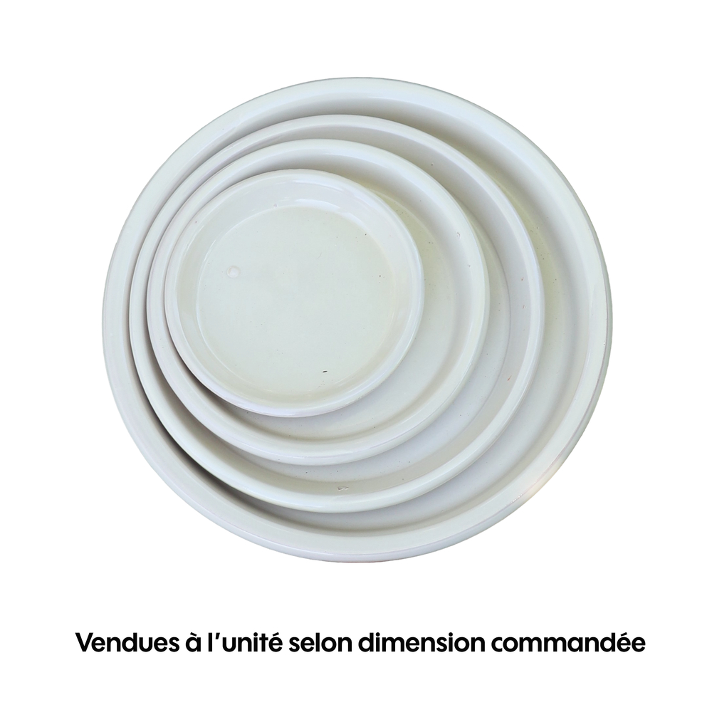 Soucoupe crème - D.41cm