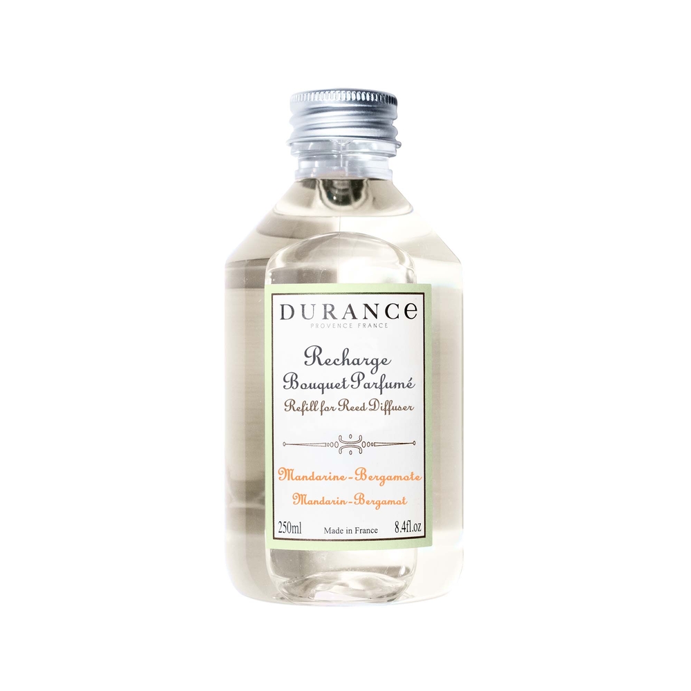 Recharge pour bouquet parfumé Mandarine-Bergamote - flacon de 250 ml