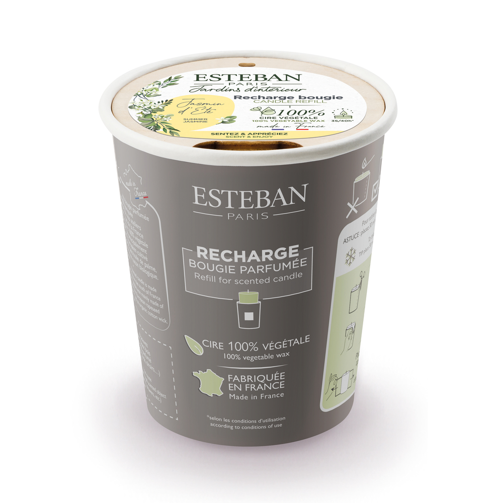 Recharge pour bougie parfumée 180 g Jasmin d'été