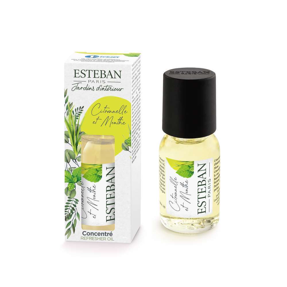 Concentré de parfum Citronnelle et menthe – 15 ml