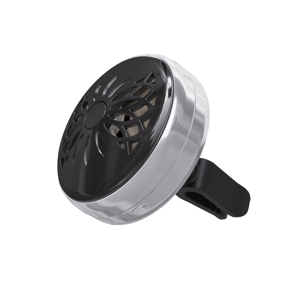 Diffuseur voiture smart flower argent brillant
