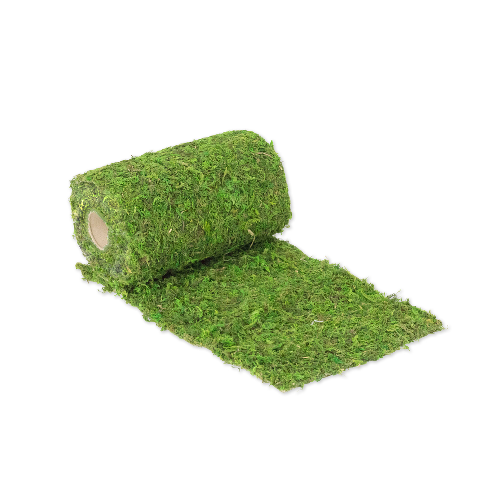 Chemin de table végétal en mousse naturelle 20cmx2m