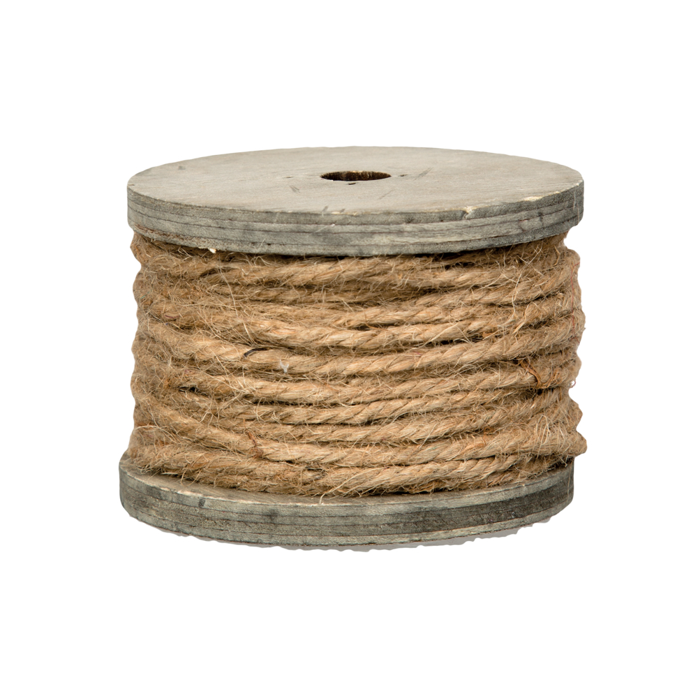 Cordelette ficelle l.0.3cmxL.20m sur bobine bois