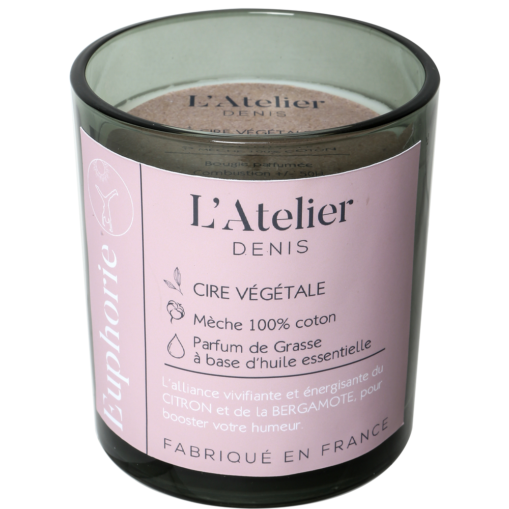Bougie végétale parfumée Euphorie - 300 gr