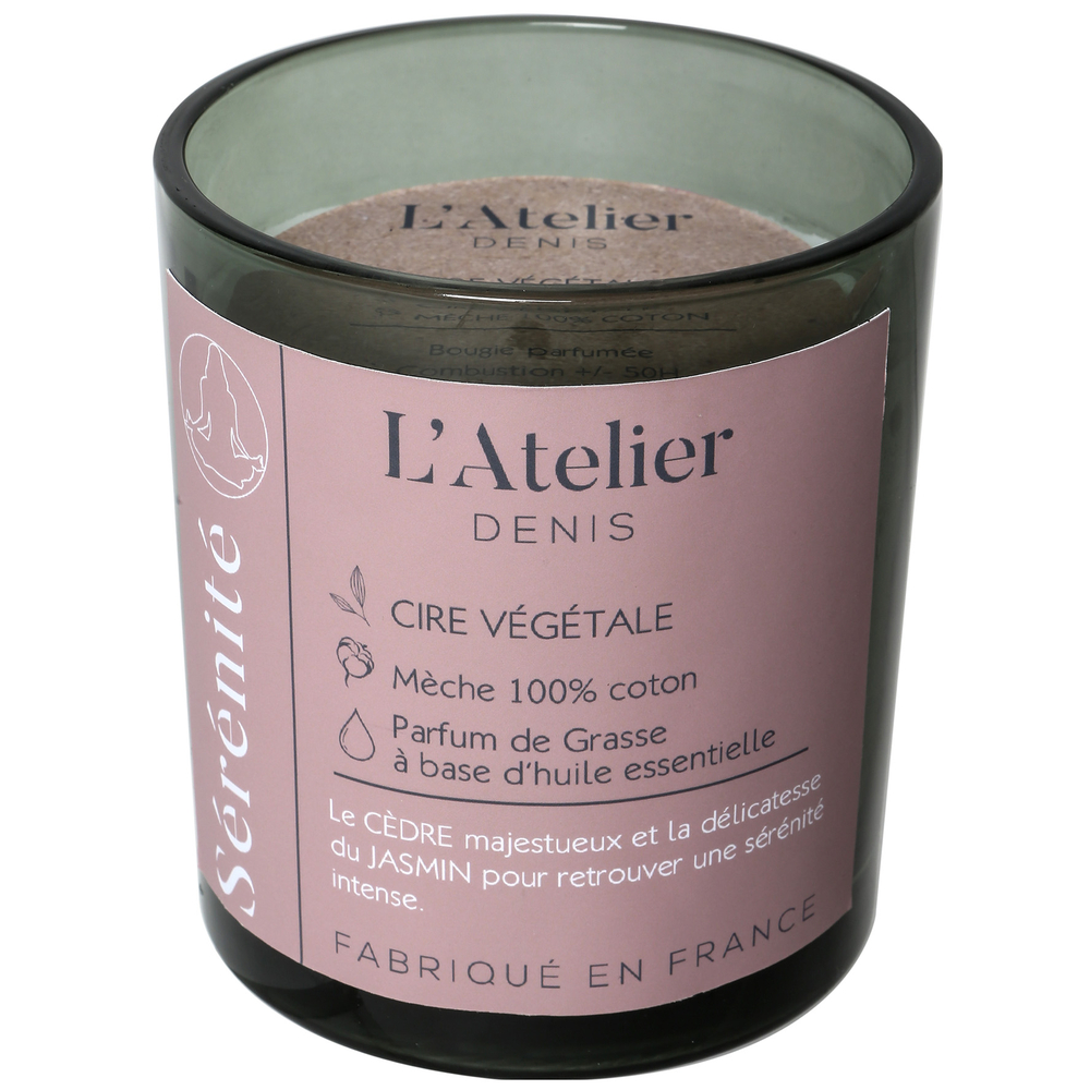 Bougie végétale parfumée Sérénité - 300 gr