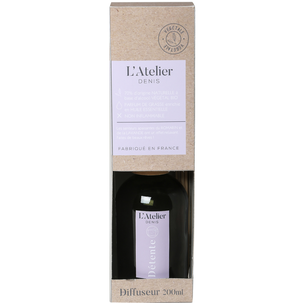 Diffuseur à tiges pour parfum d'intérieur Détente
