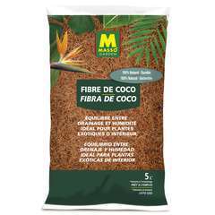 Fibre de coco naturelle pour plantes d'intérieur - 5 litres