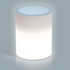 Table basse RELAX BRIGHT lumineuse en polyéthylène - D.40 x H.50 cm