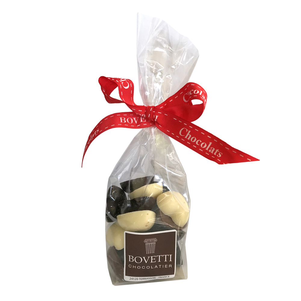 Cœurs fourrés pralinés - 3 Chocolats 150G