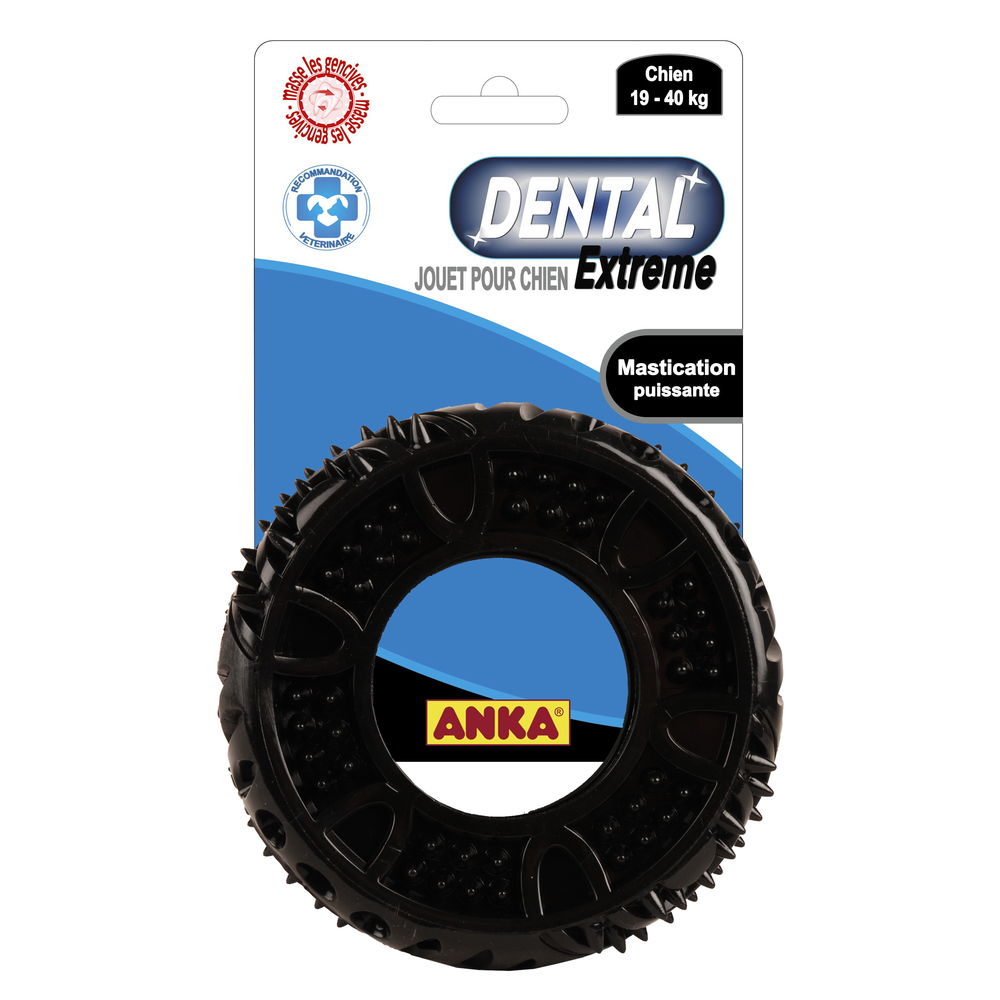 Jouet pour chien dental Extreme pneu mastication puissante ø13cm