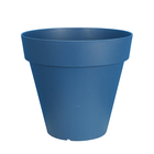Pot Soleilla rond en polypropylène 100% recyclable bleu Ø.20 H.18cm