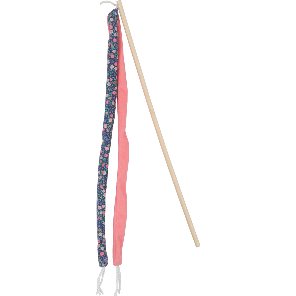 Jouet Ethi'cat pour chat fleur canne à pêche ruban