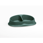 Écuelle  Smart Bowl Double Plastique Antidérapante Vert 2x250ml