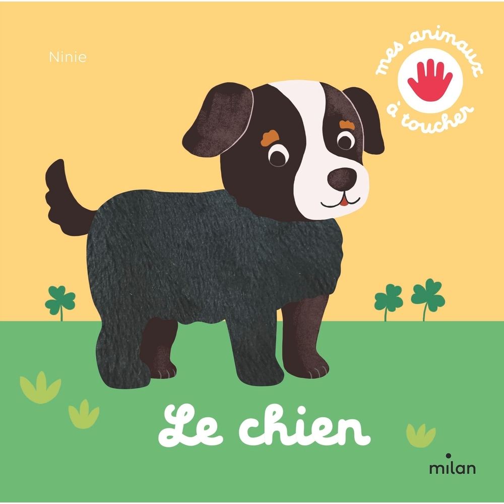 Livre pour enfant sensoriel, le chien