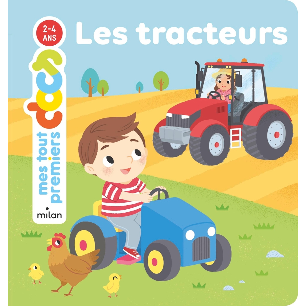 Livre pour enfant, mes tout premiers docs : les tracteurs