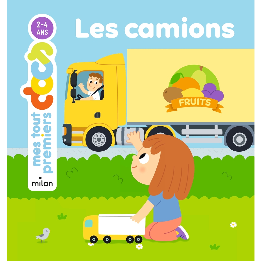 Livre pour enfant, mes tout premiers docs : les camions