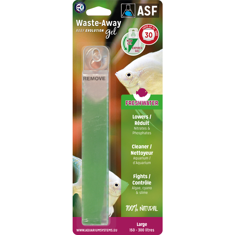 Gel Waste-Away pour aquarium jusqu'à 300 litres L