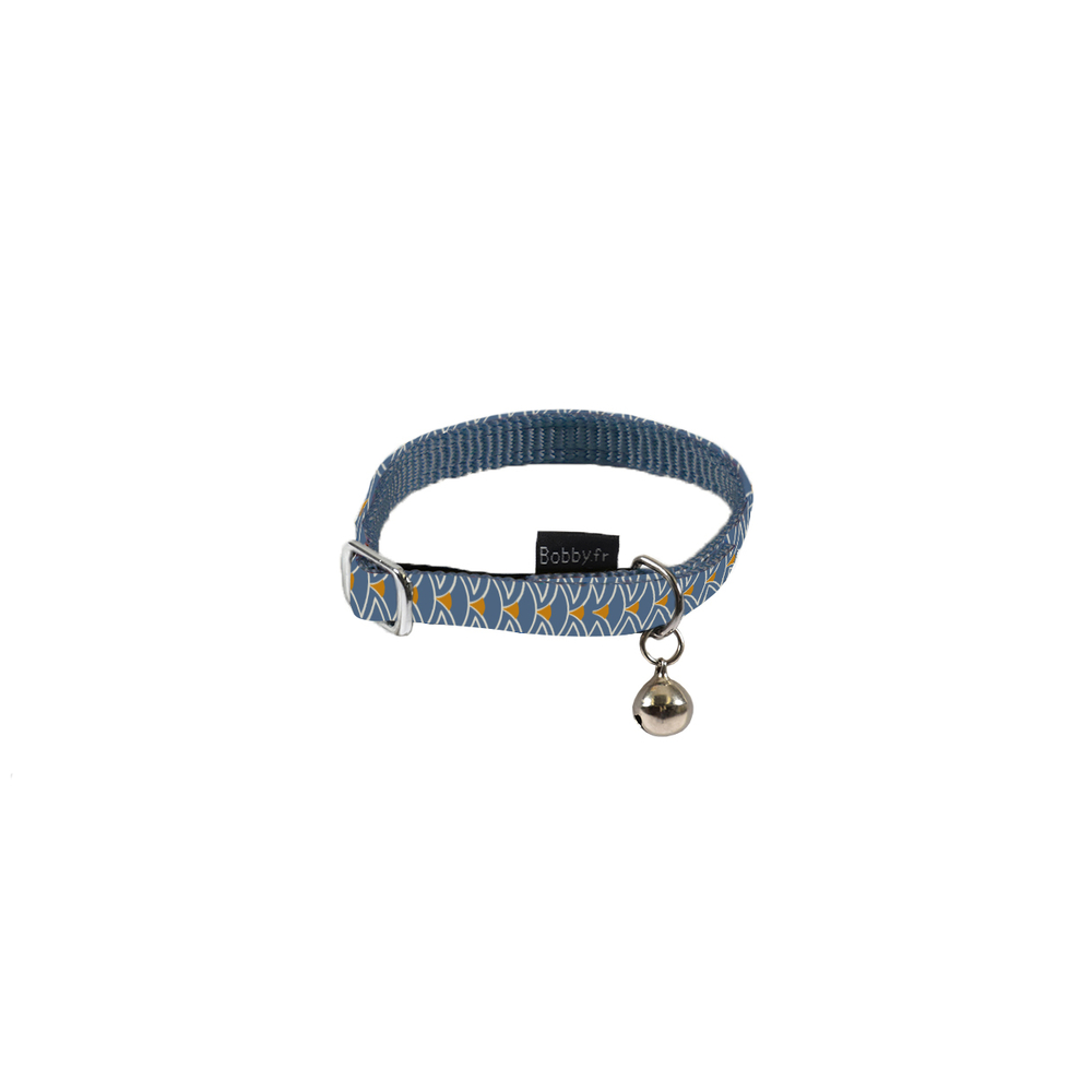 Collier pour chat, Geisha bleu 30cm