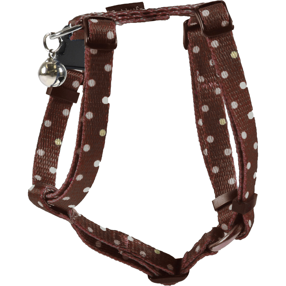 Harnais et laisse pour chat 'Pretty', coloris brique - L.70cm