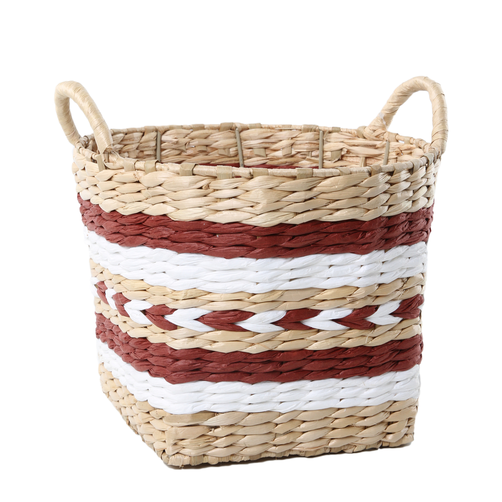 Panier en paille tressée outlet