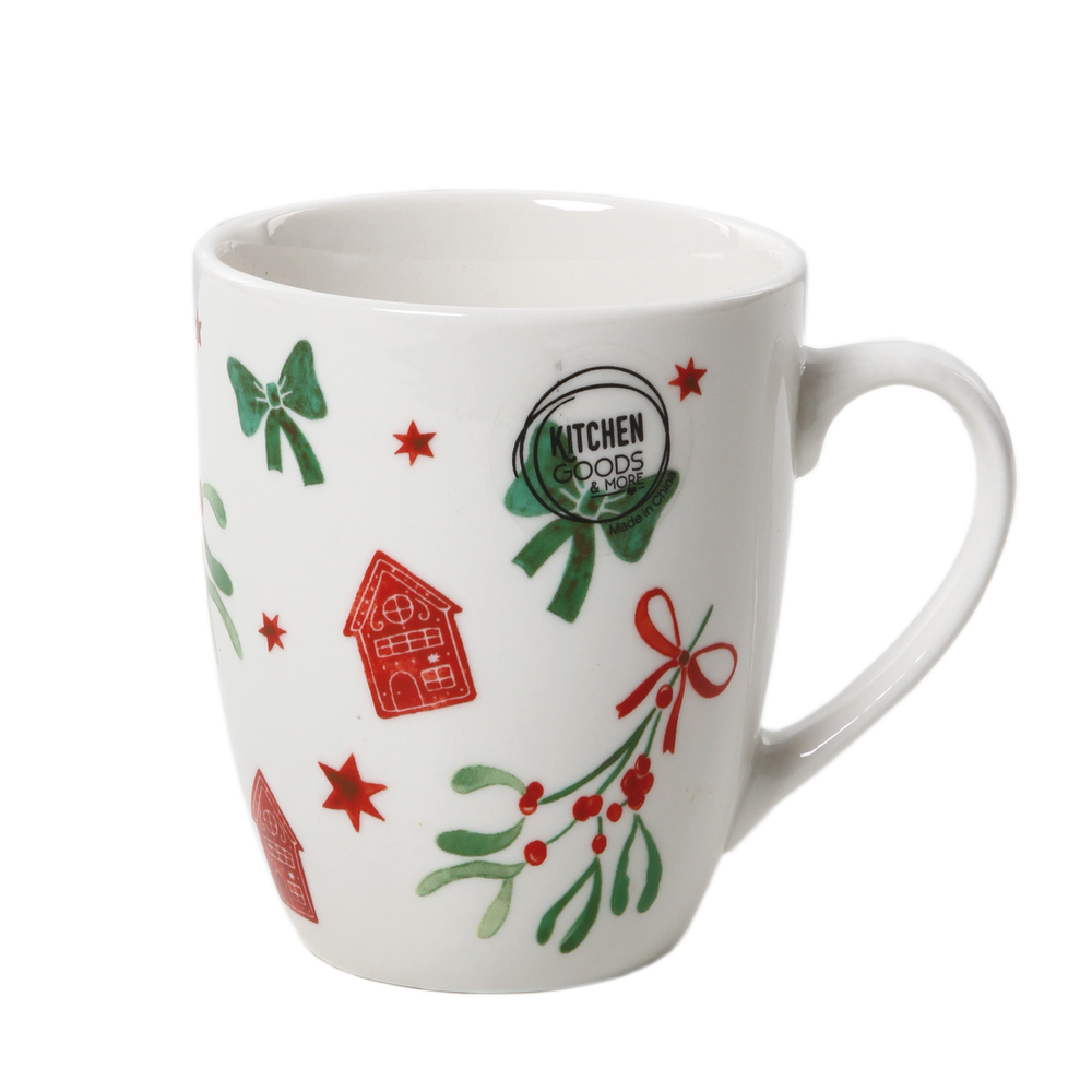 Mug nœud en porcelaine