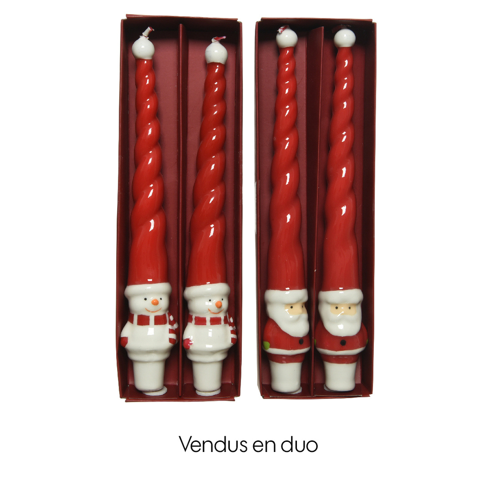 Bougie flambeau bonnet h 27 cm