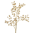 Plantes artificielles : Branche sapin avec pomme de pin doré - H.94cm