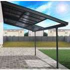 Toit terrasse aluminium toit amovible anthracite 12,04 m2