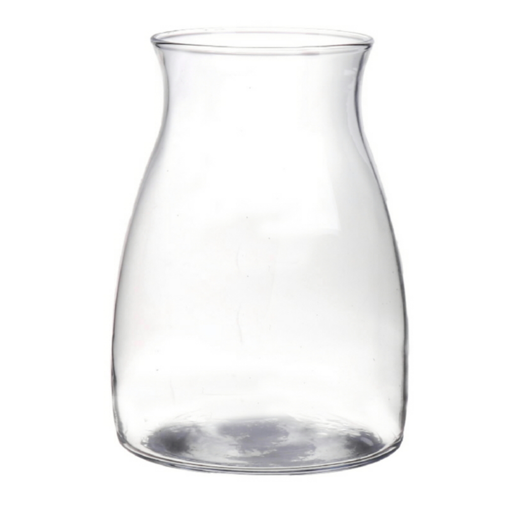Vase en verre pour fleurs transparent Alexsia D.11 H.20cm