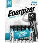 Piles alcalines Energizer Max Plus AAA/LR03, pack de 6