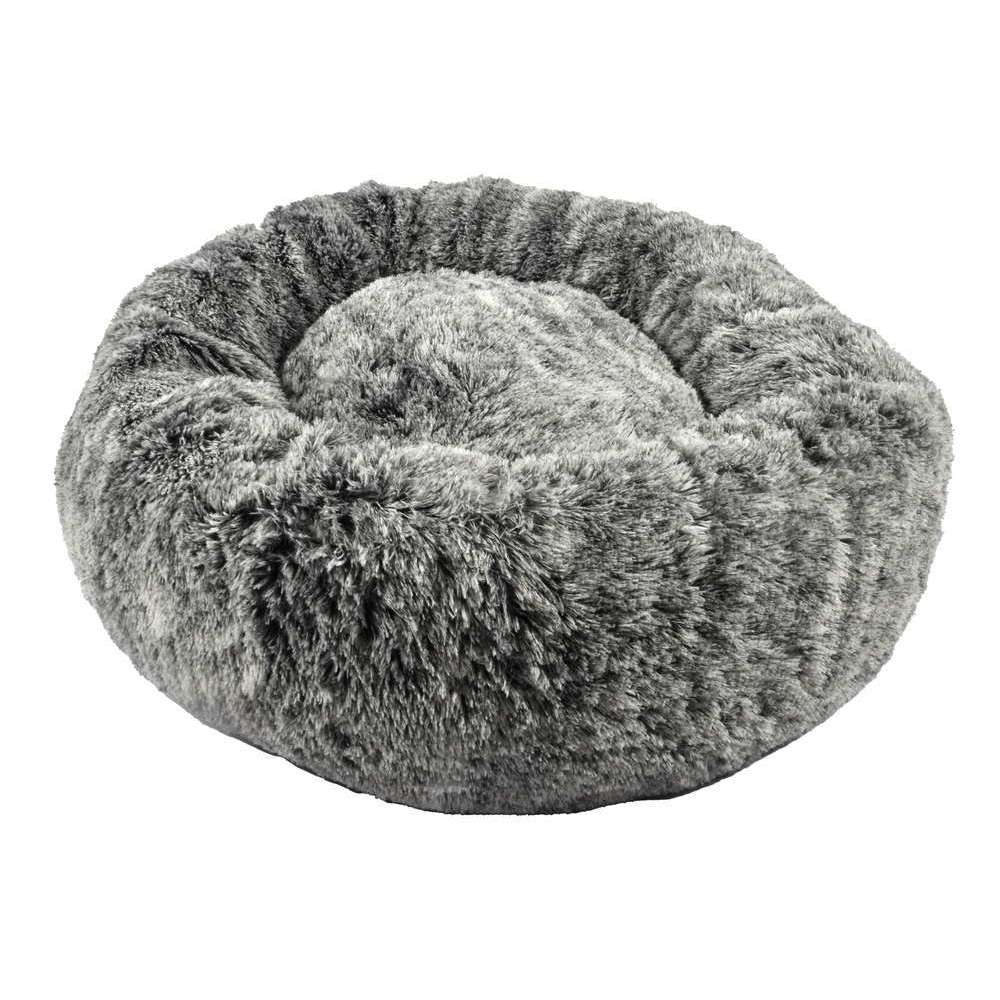 Coussin Donut ''Poilu'' pour chien bicolore Ø100cm L
