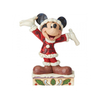 Décoration de Noël Disney en résine - Figurine Mickey costumé