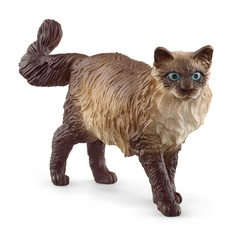Figurine de chat Ragdoll pour enfant en plastique