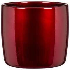 Cache-Pot en céramique 900 Brillant coloris Bordeaux Ø18cm