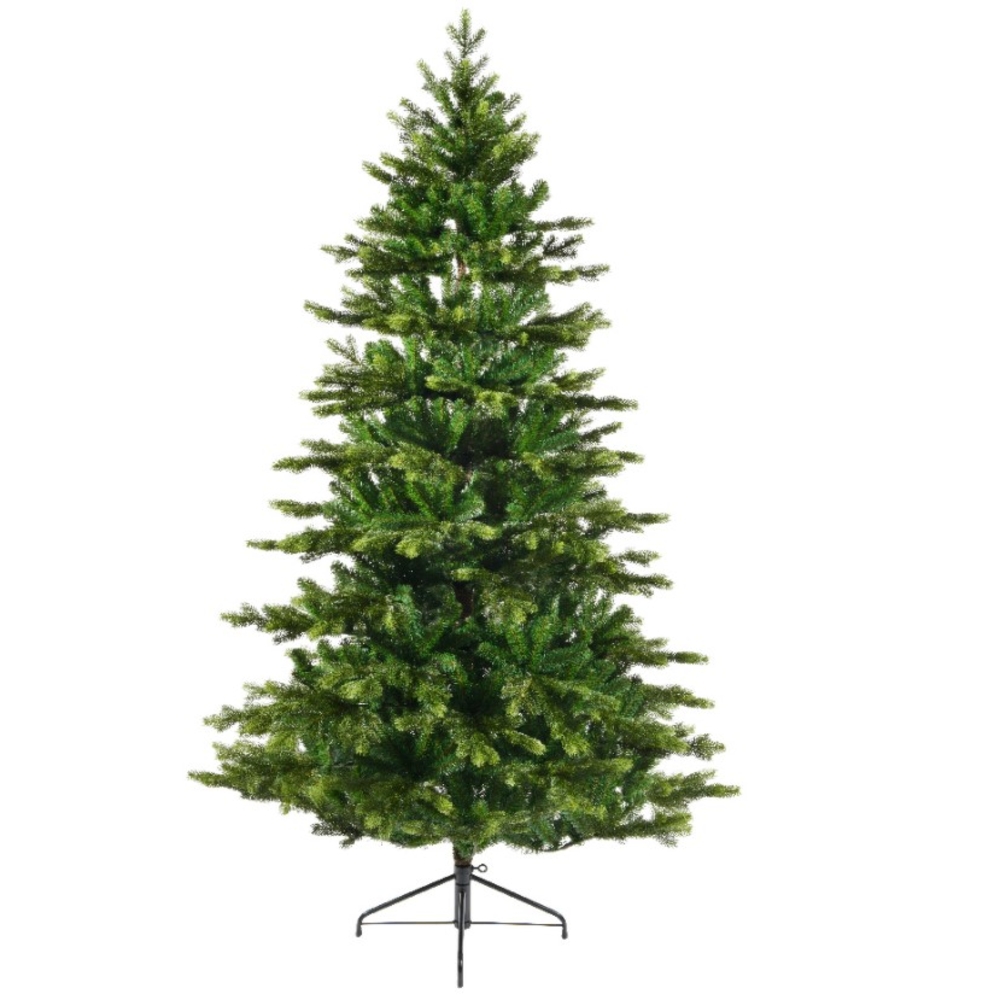 Sapin de Noël artificiel 'Oslo' vert, aspect naturel - 240cm