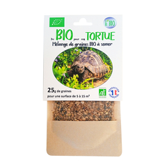 Mélange de graines bio à semer, pour tortue - 25g