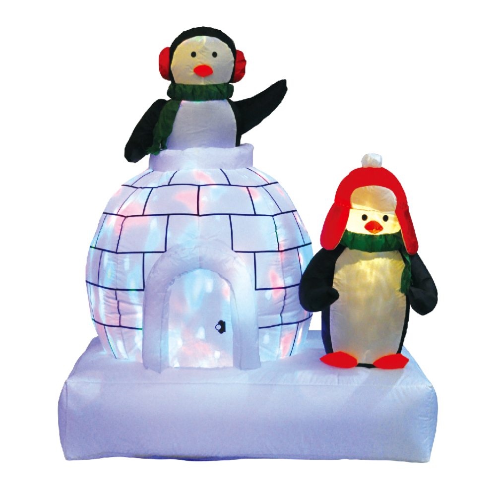 Pingoin Igloo Disco Gonflable 150Cm