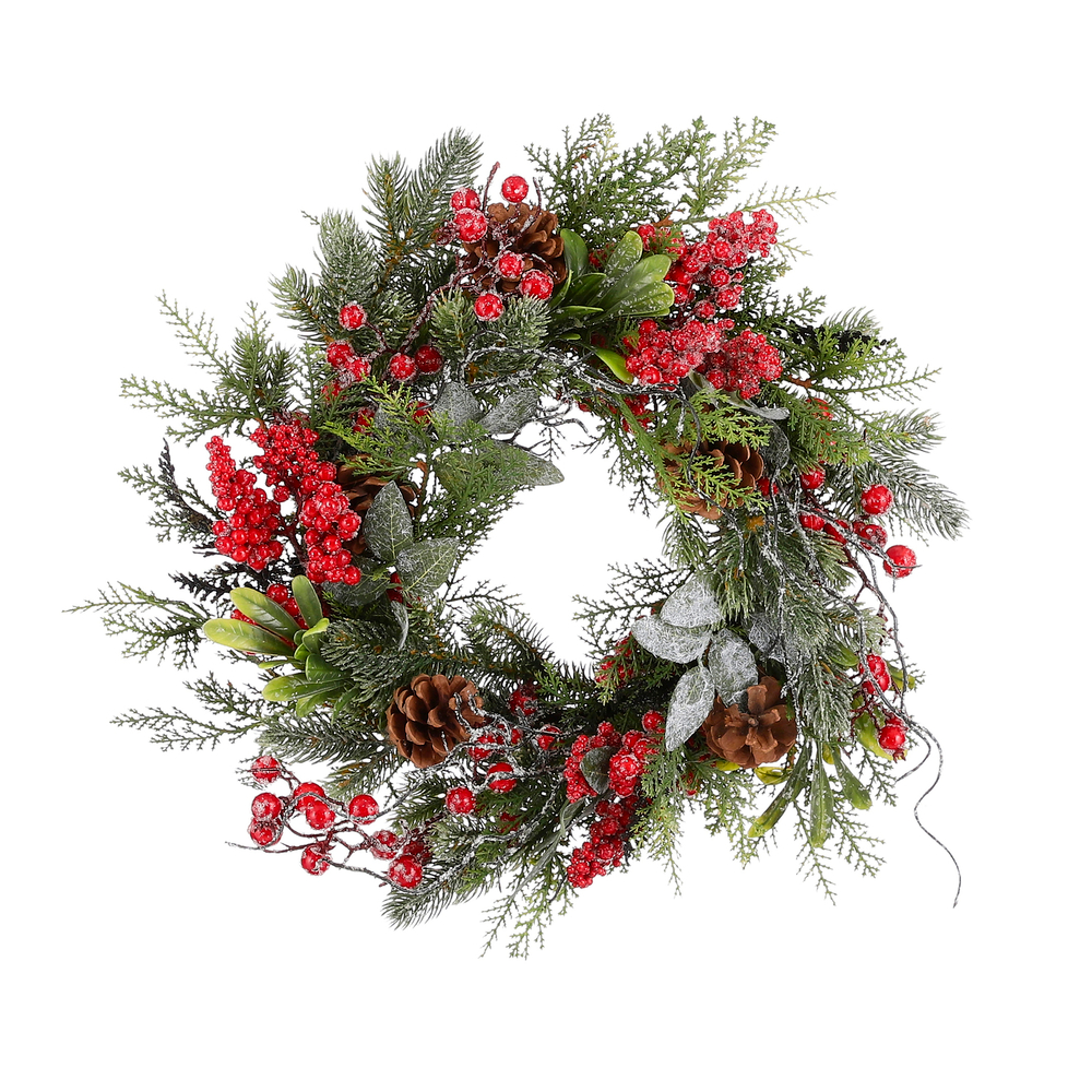 Couronne rouge randell h10xd40cm