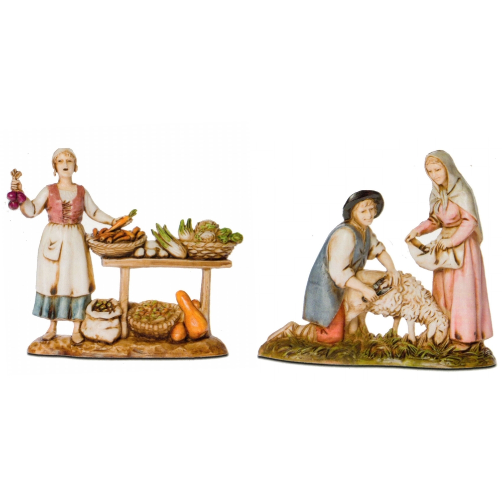 Assortiment 2 Métiers en plastique 8cm