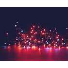 Guirlande lumineuse animée Flicker Light® LED blanches et rouges L.16m