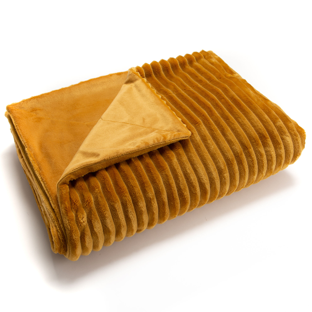 Plaid Sultan camel - 130x170cm