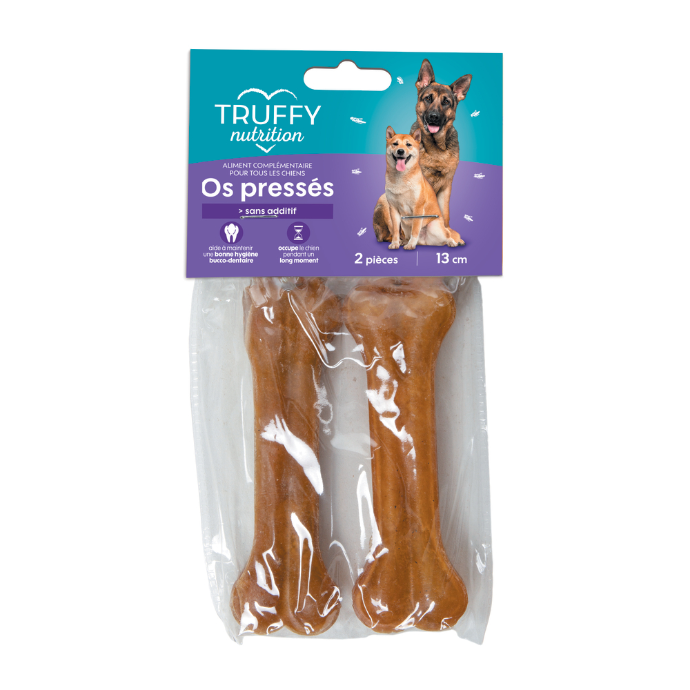 Os pressés pour chien Truffaut nutrition 13cm x 2 pièces