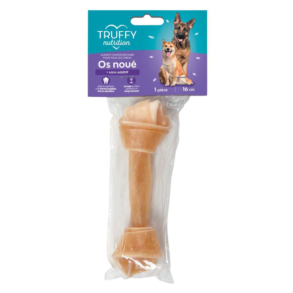 Os noué pour chien Truffaut nutrition 16cm x 1 pièce