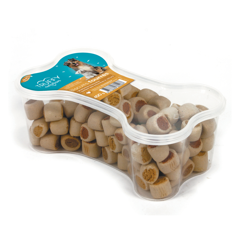 Biscuits Fourrés pour chien Truffaut nutrition 400g