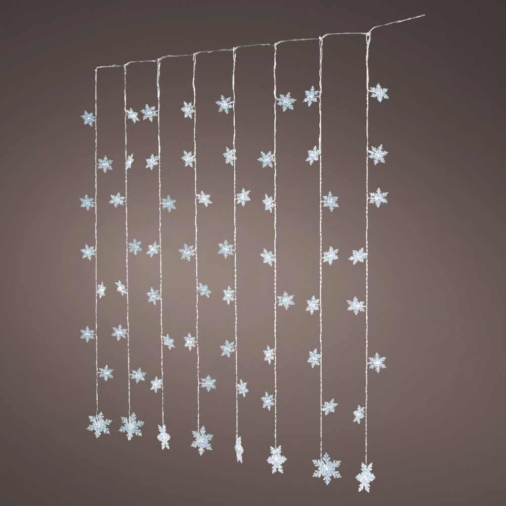  Rideau fixe intérieur led blanc l 300 cm