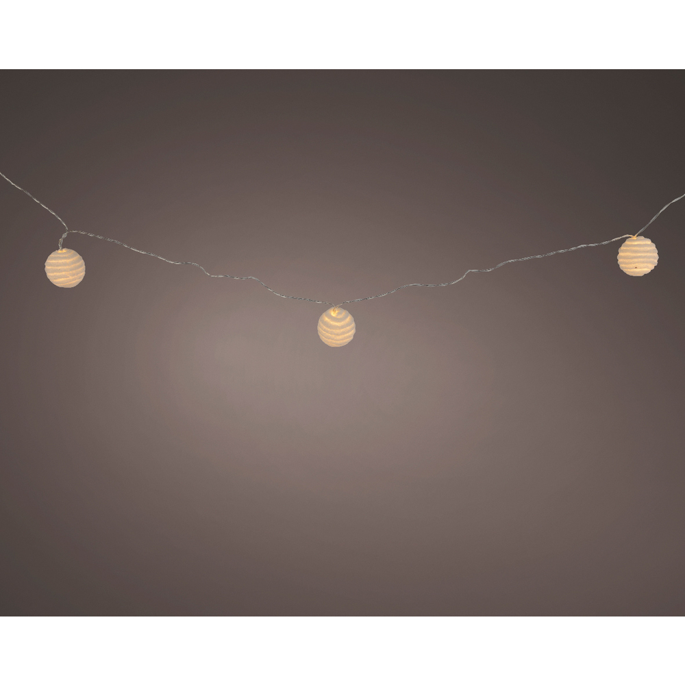 Décoration de Noël d'intérieur, Guirlande 26 LED blanches L.1m